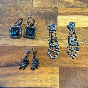 Black/Goth Earring Bundle